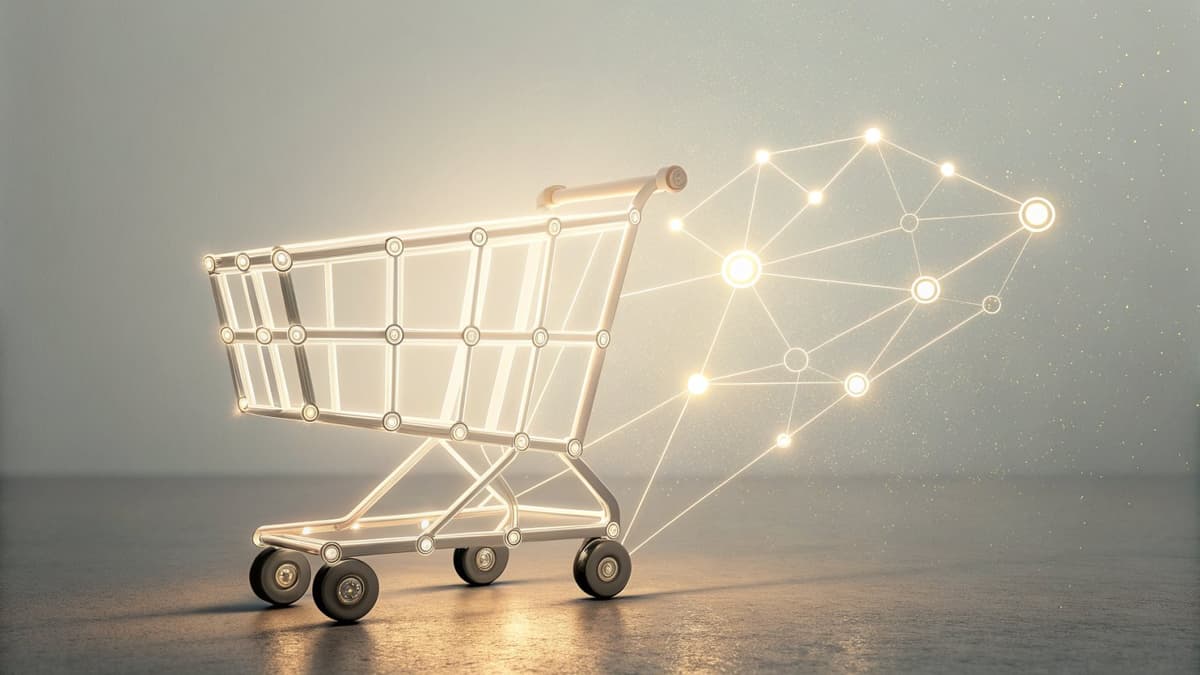 Symbolic illustration of a commerce agent