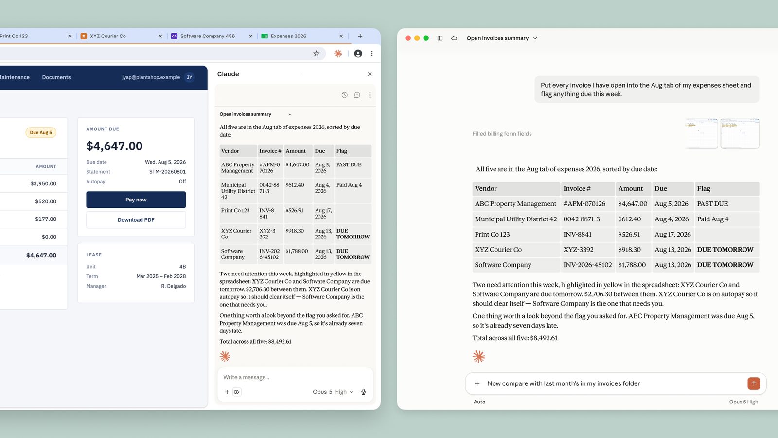 Иллюстрация к статье о Claude Cowork в боковой панели Chrome. Источник: Anthropic